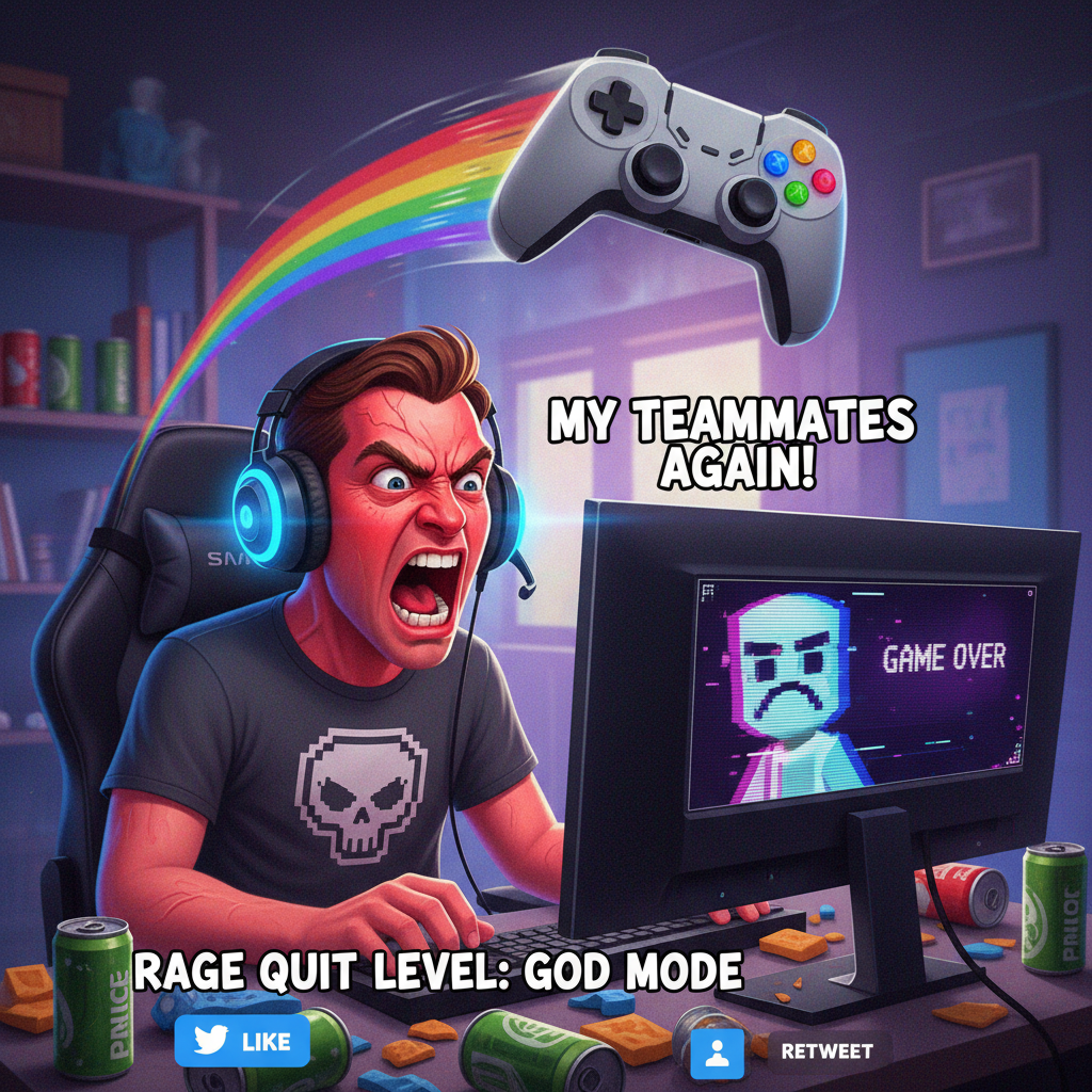 My controller just flew across the room. It wasn't me, it was the lag. Definitely the lag.