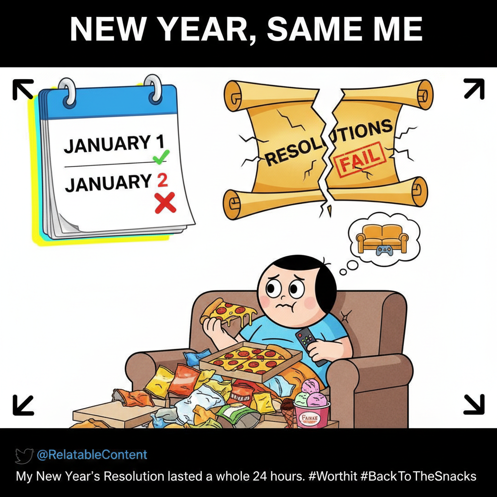 My New Year's resolution lasted until January 2nd. Back to my regularly scheduled chaos.