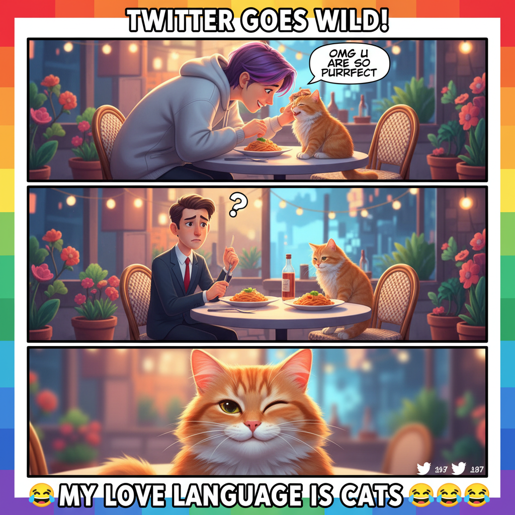 Matched with someone who only posts pics with their cat. I think I'm dating the cat.