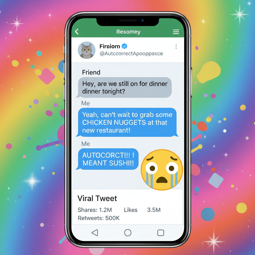 Autocorrect just changed 'meeting' to 'meating'. My boss is going to think I'm a cannibal. Send help.