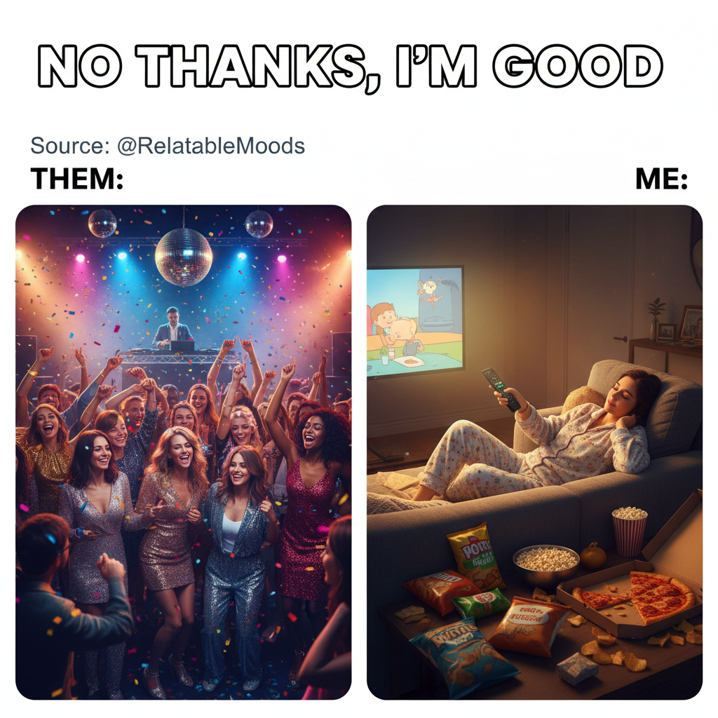 Friday night plans: wild party. Friday night reality: PJs, snacks, and debating if I should rewatch The Office for the 1