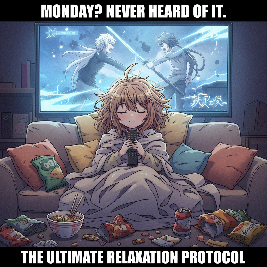 My weekend plans summarized by my anime watchlist