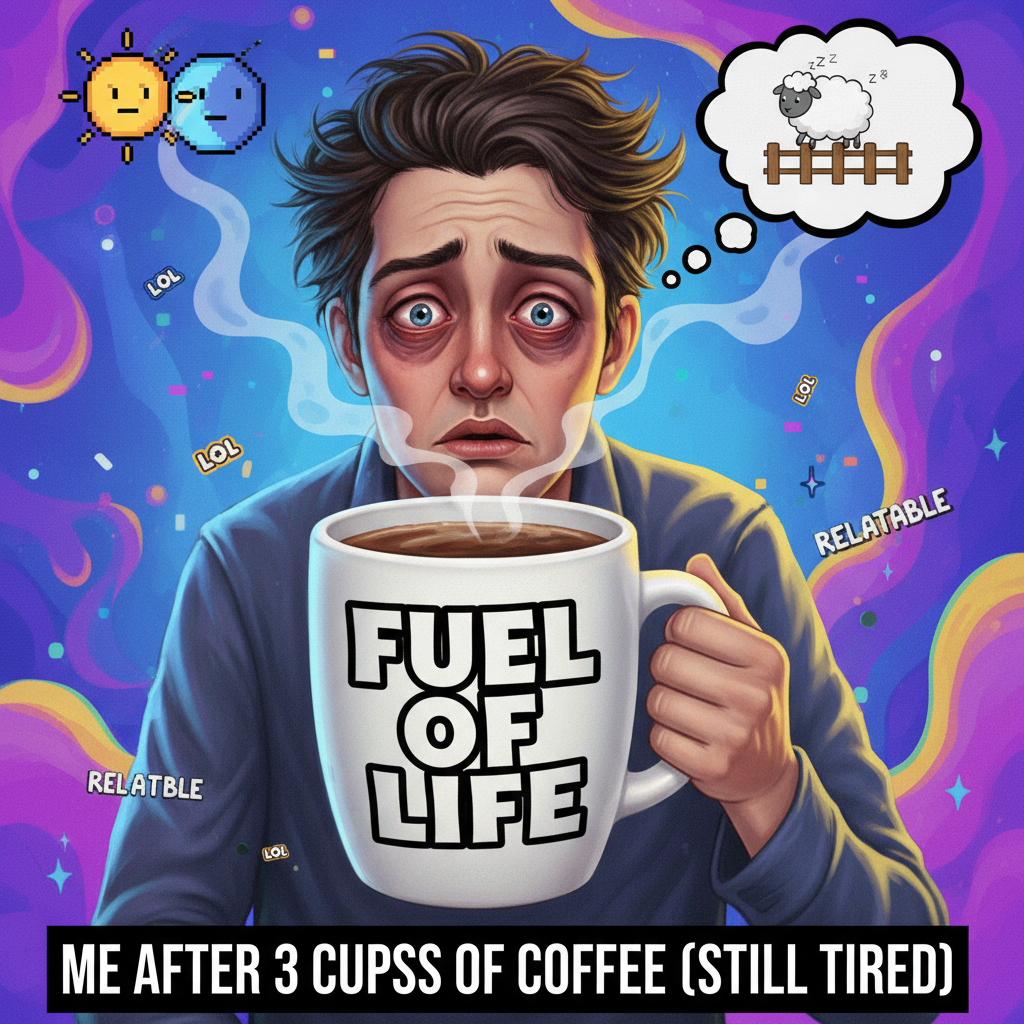 My blood type is coffee. Don't talk to me before my third cup.