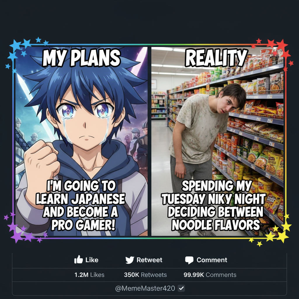 My brain trying to use anime logic in real life situations. It never works.