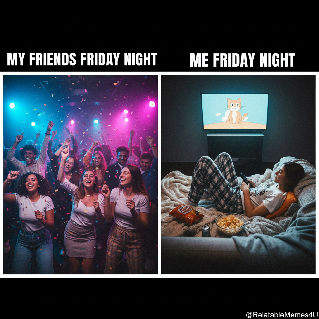 Friday night plans: clubbing. Friday night reality: rewatching The Office for the 10th time.