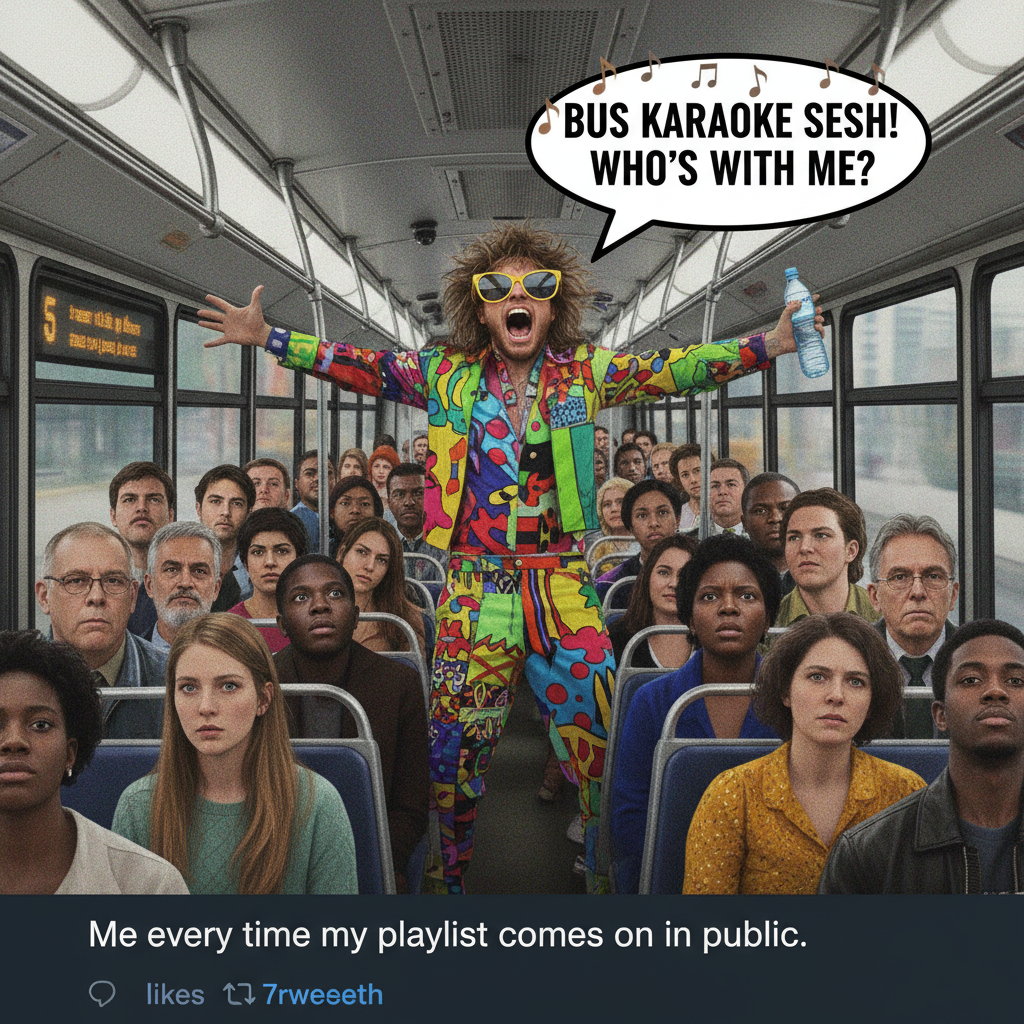 Just witnessed a full-blown opera performance on the 8 AM bus. Peak public transport.