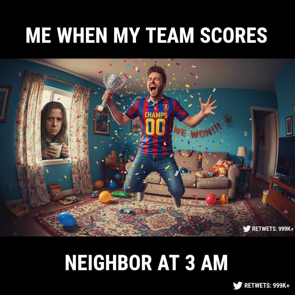 My team won! My neighbors now know every single one of my questionable chants. Worth it. 🎉