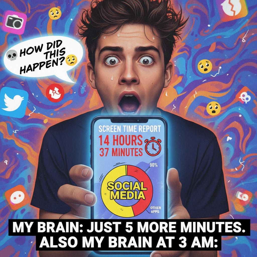 My screen time report said I spent 8 hours on TikTok. I thought it was 20 minutes.