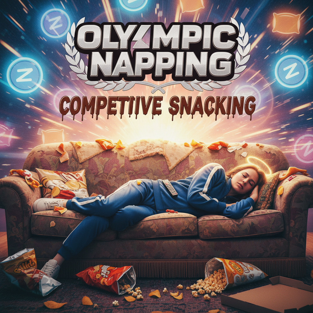 My weekend 'sports' involve Olympic-level napping and competitive snack consumption.
