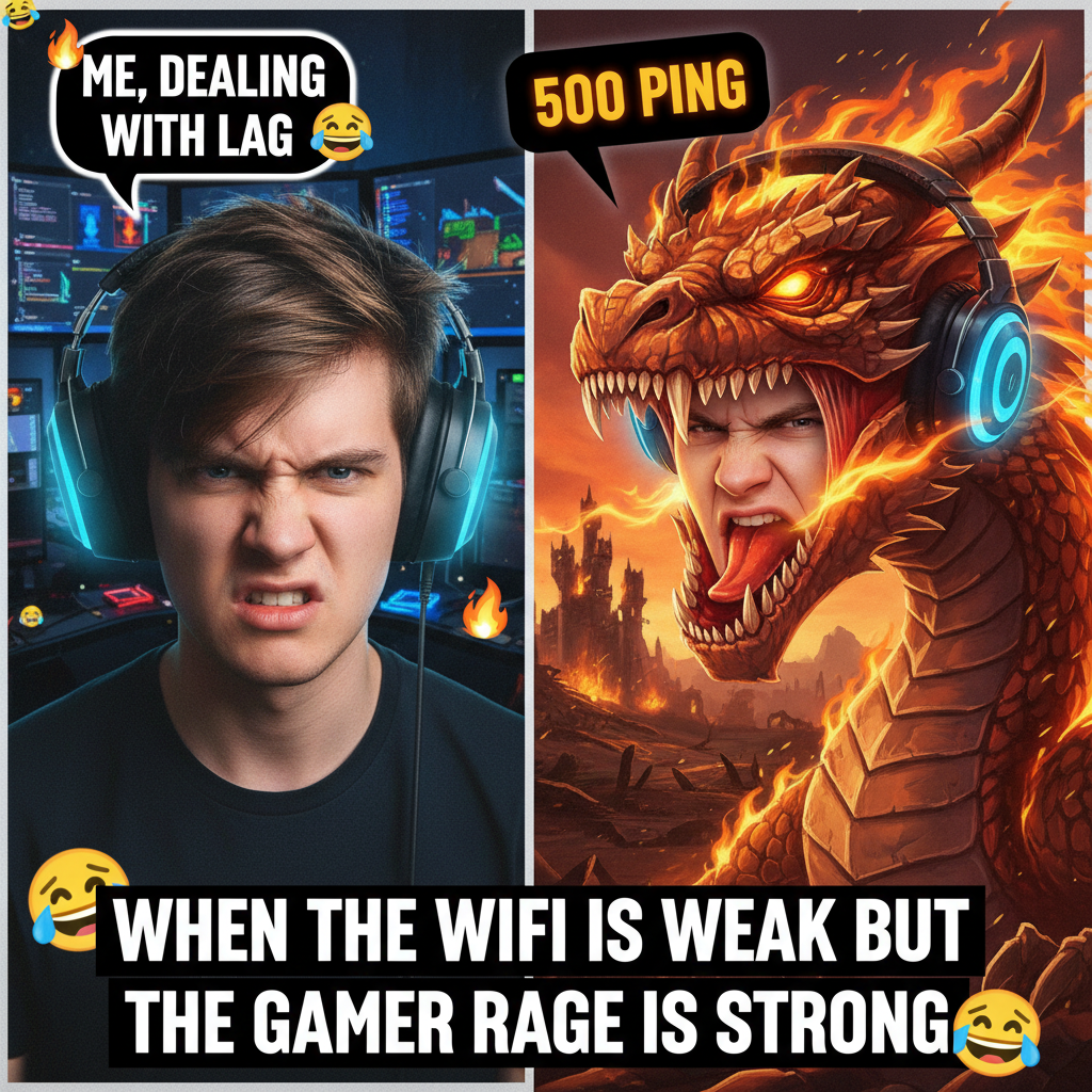 When your teammate steals your kill and you instantly transform into a dragon.