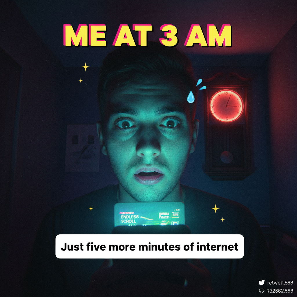 Just spent 3 hours scrolling TikTok. My brain cells are on vacation. Send coffee.