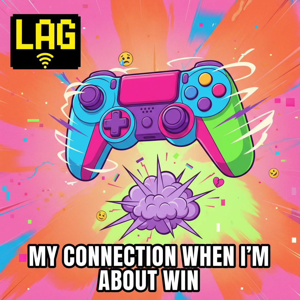 My controller just flew across the room. It wasn't me, it was the lag. Definitely the lag.