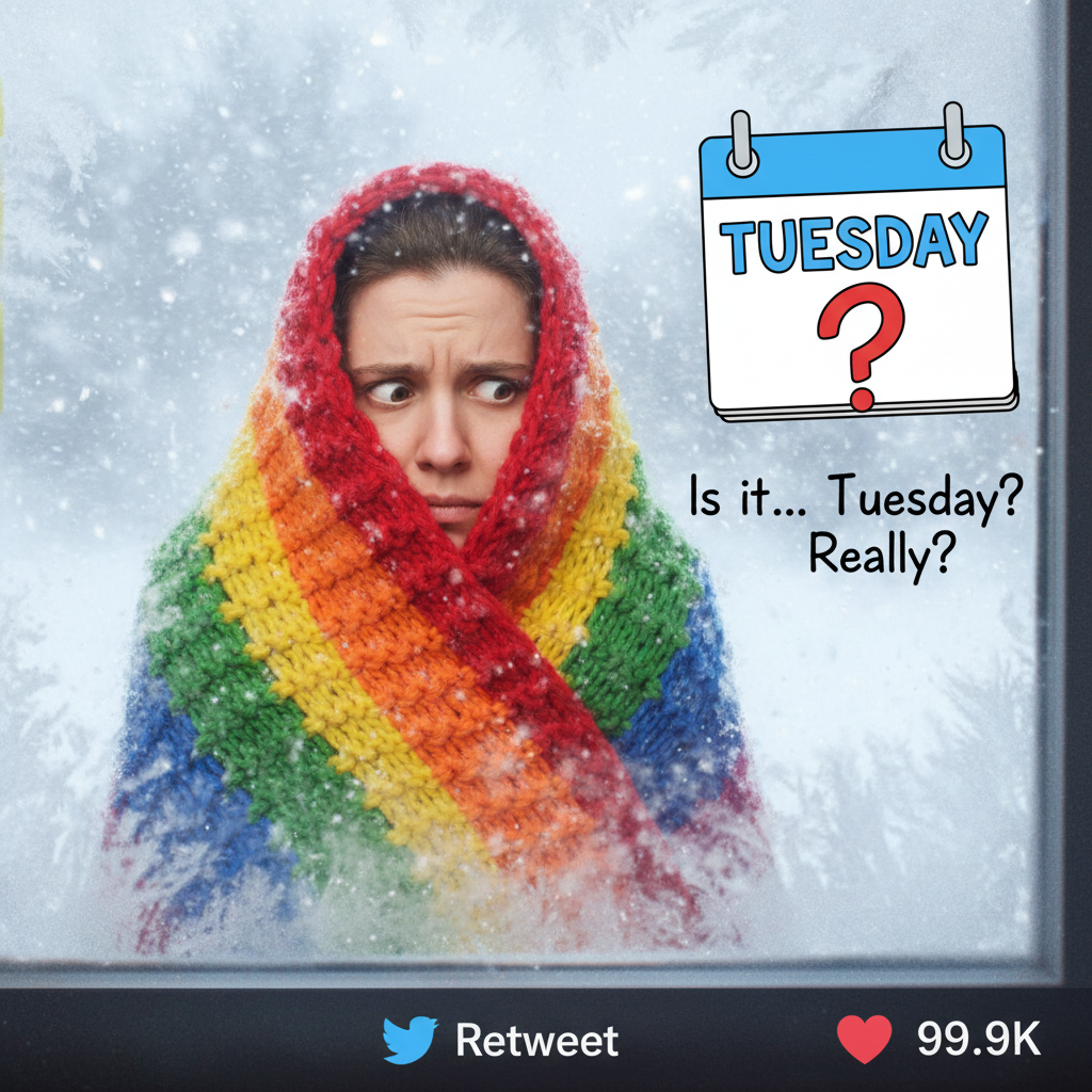 My brain during winter: 'Is it seasonal depression or just Tuesday?' The world may never know.