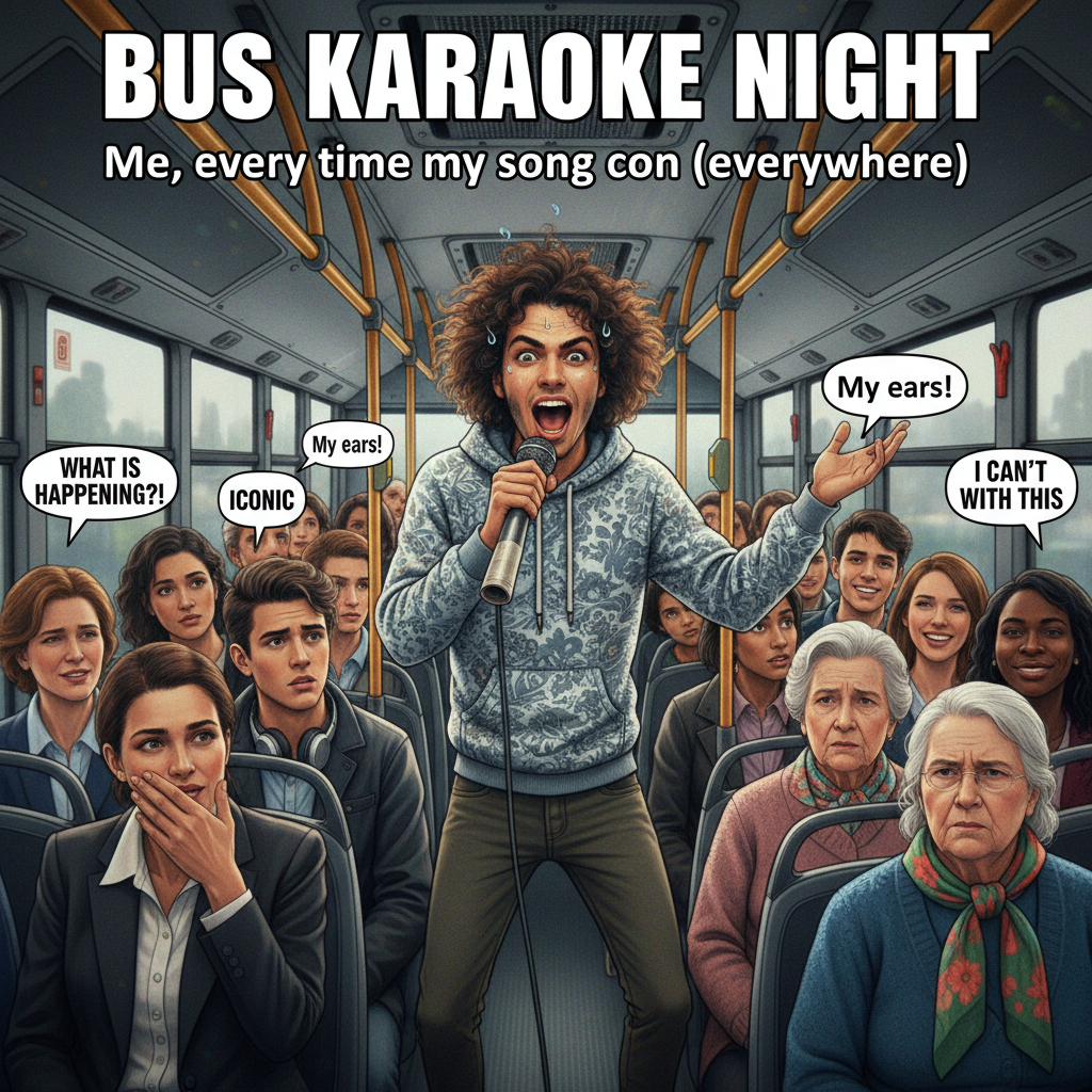 Just witnessed a full-blown opera on the bus. My commute is never boring.