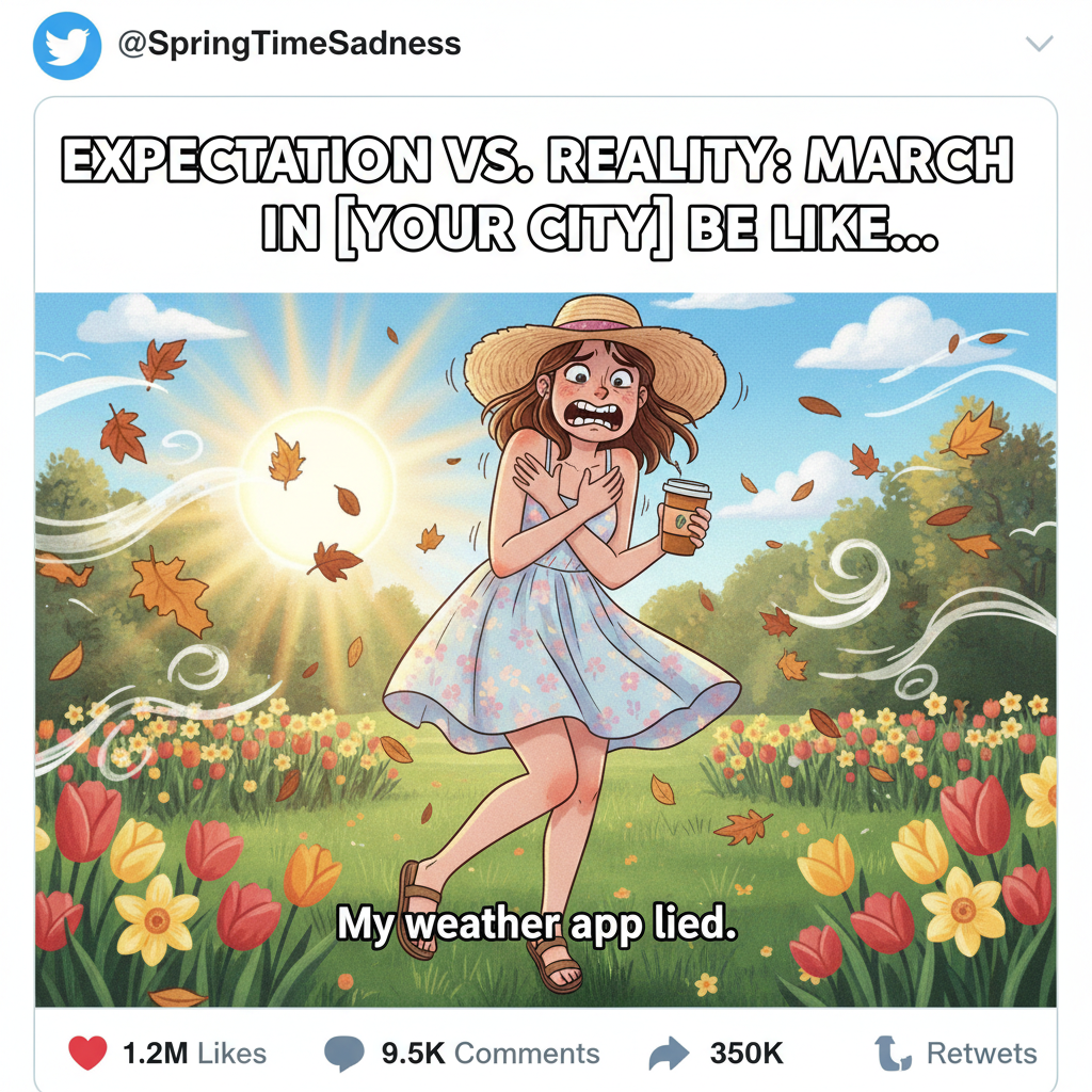 It's 70ยฐ and sunny but the wind makes it feel like Antarctica. My region's weather is a scam.