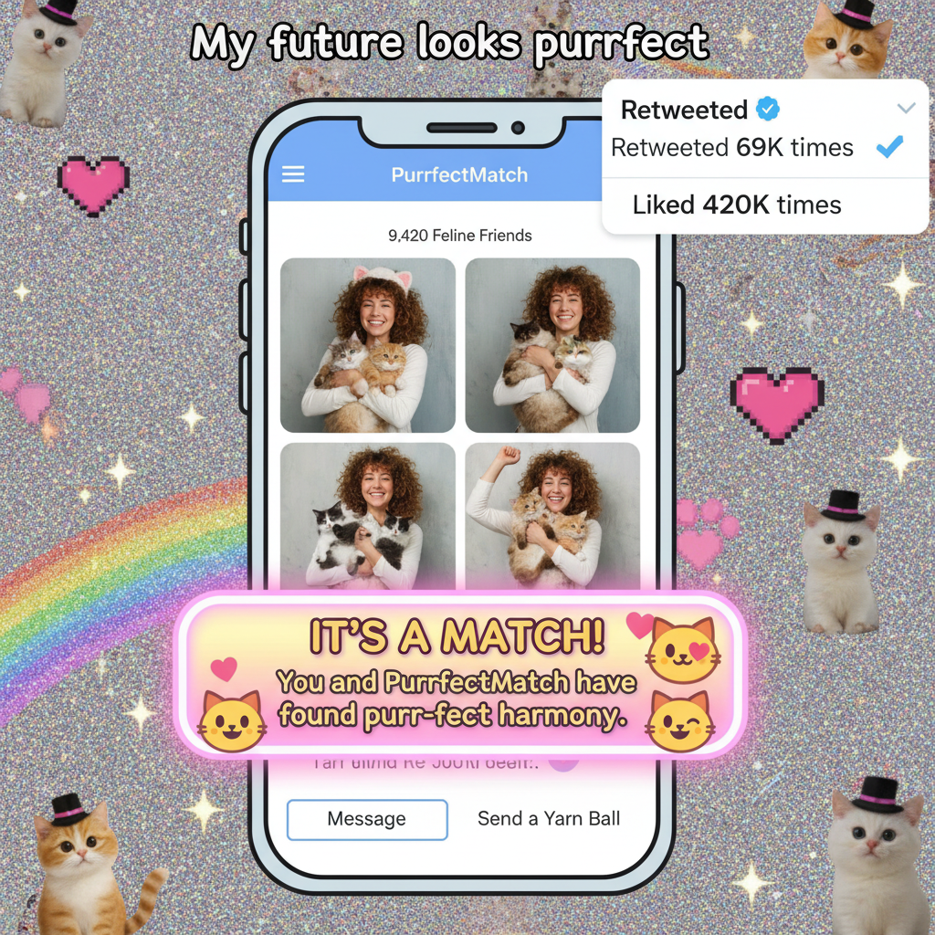 Matched with someone who only had pics with their cat. I think I found my soulmate.