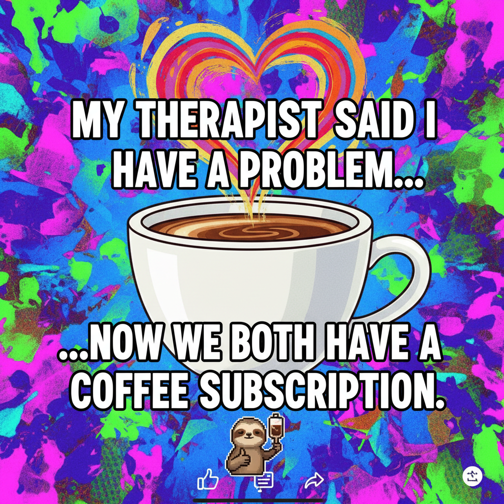 My blood type is coffee. My personality type is 'needs more coffee'.