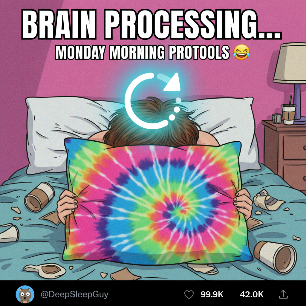 Monday morning: My brain is still loading. Please wait.