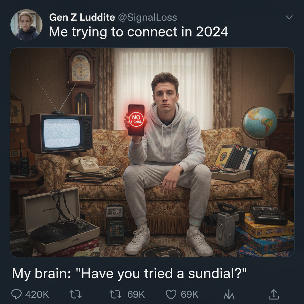 The WiFi went down. I've already talked to my family. What do people even DO?