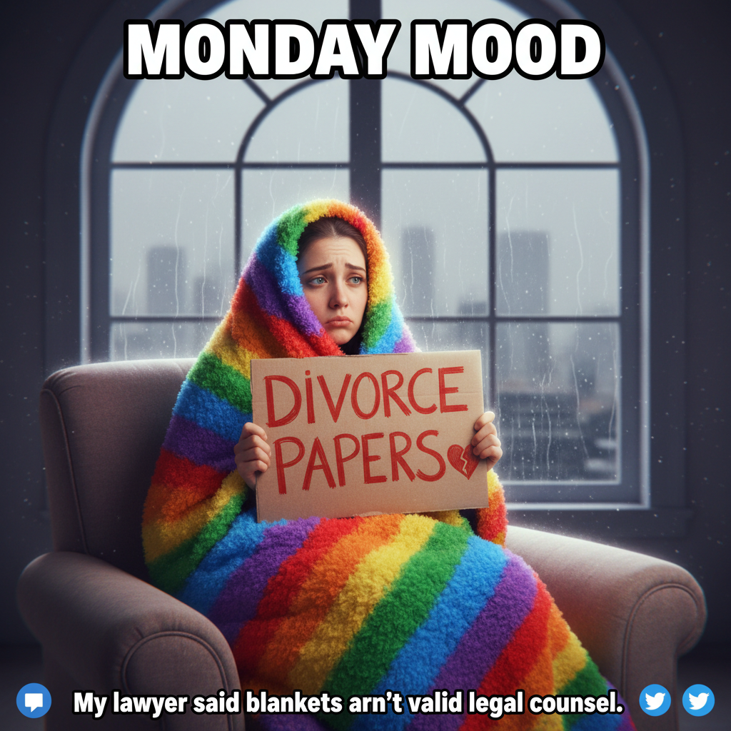 My seasonal depression just filed for divorce from my will to live. It's getting serious.