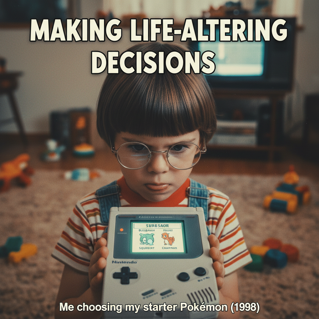 Remember when the biggest decision was which Pokémon starter to pick? Simpler times.