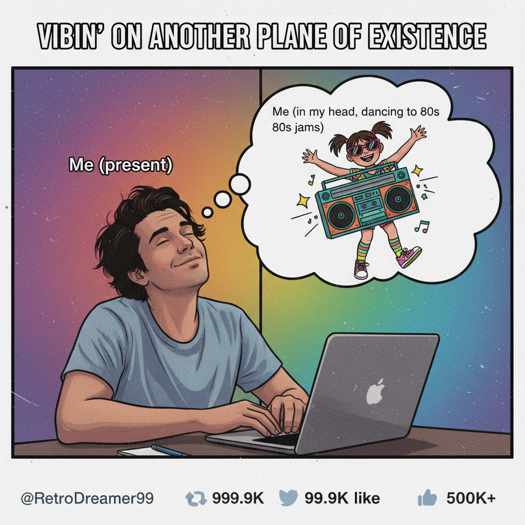 Just heard a song from my childhood. Instantly 8 years old again.