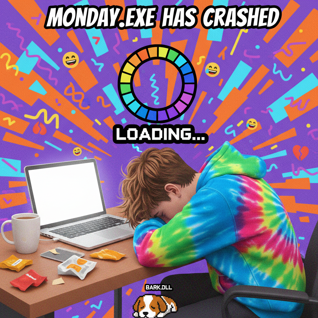 Monday morning: My brain is still buffering.