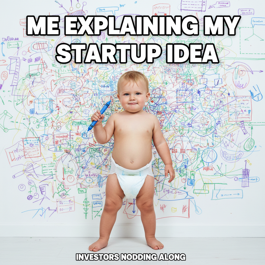 My toddler just explained quantum physics using only a crayon and a wall. Send help.