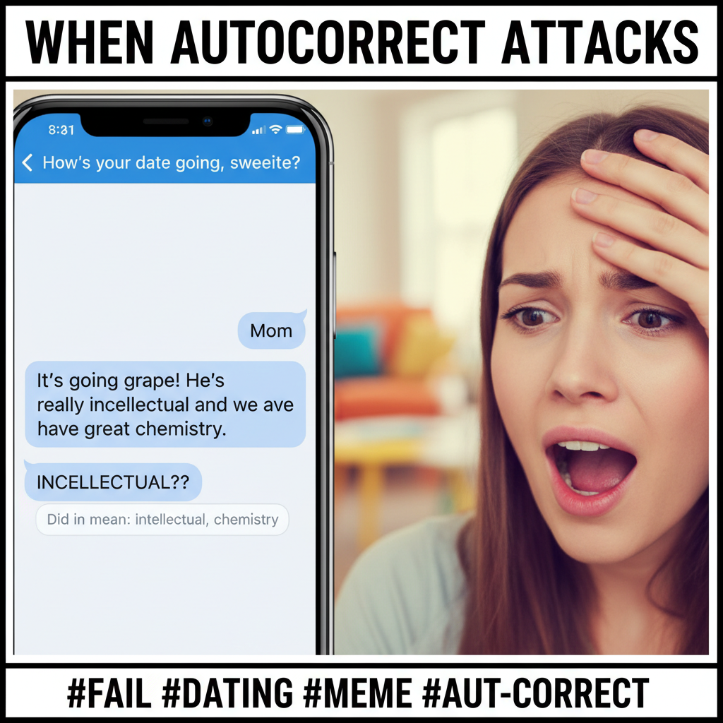 Autocorrect changed 'I'm coming' to 'I'm communism.' My boss is now very confused. Send help.