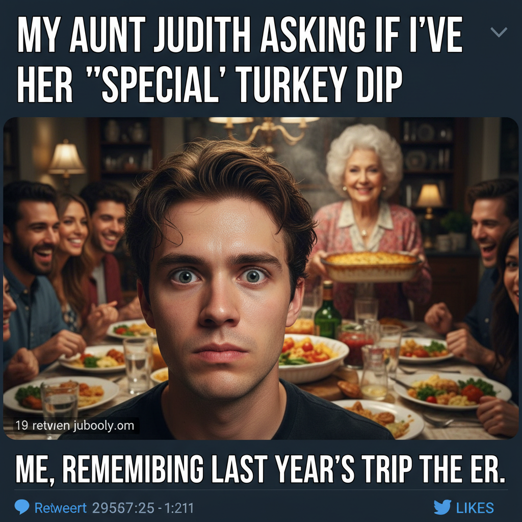 Grandma just asked if my 'internet friends' are coming to Thanksgiving. Send help.