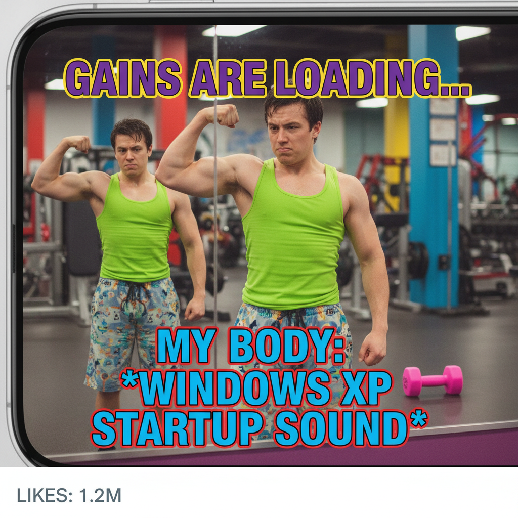 Went to the gym. Did one rep. Now I'm sore in muscles I didn't know existed. Worth it.