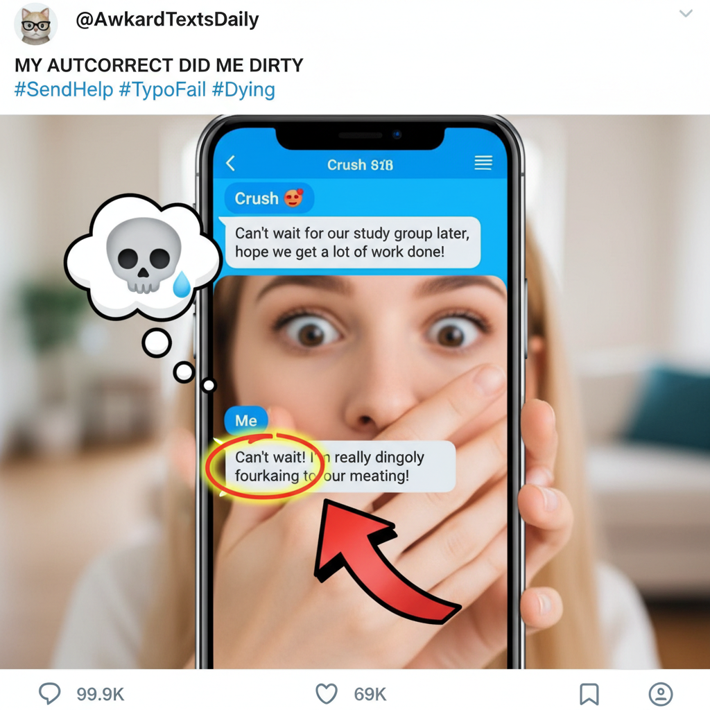 Autocorrect just changed 'meeting' to 'meating.' My boss is gonna think I'm a cannibal.
