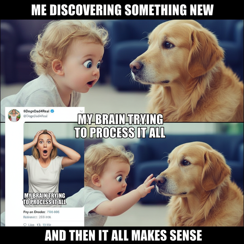 My toddler just asked if our dog 'has a job.' I'm not ready for this level of existentialism.