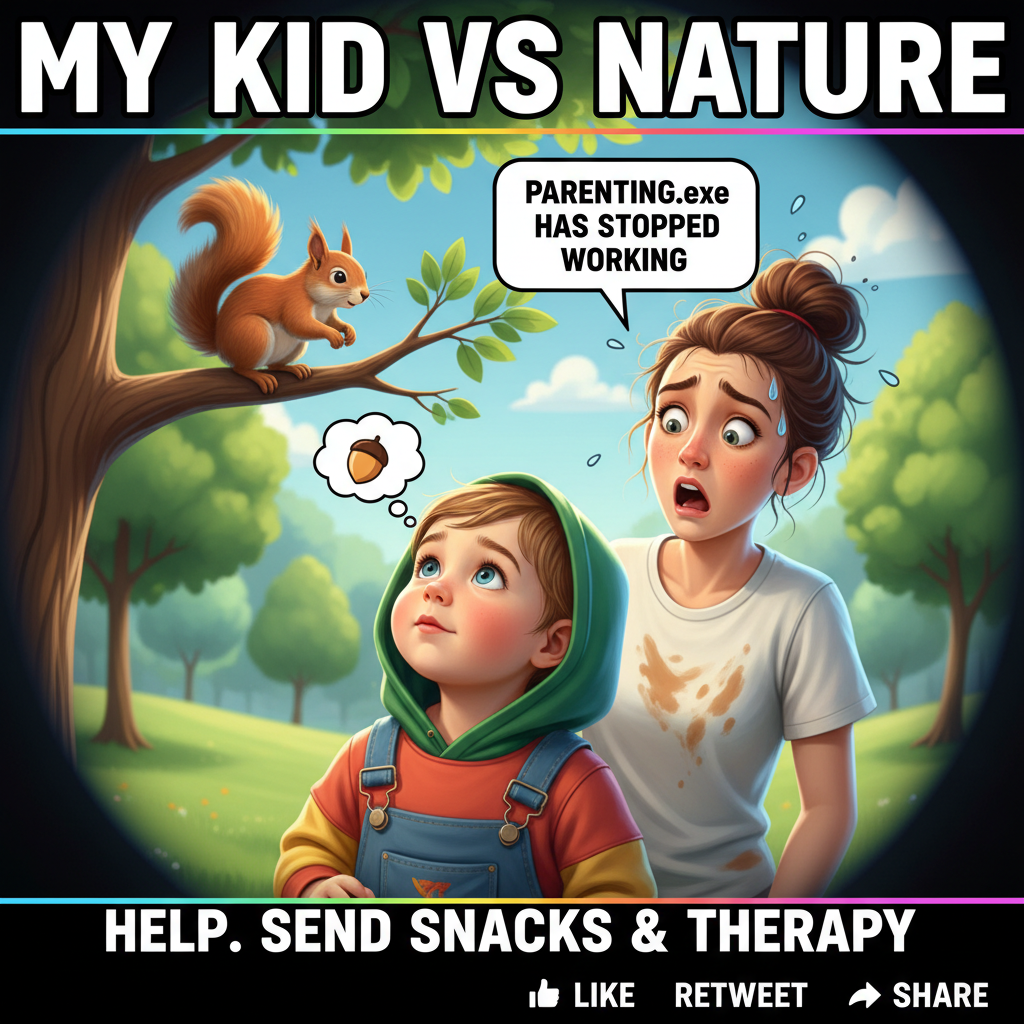 My toddler just asked if squirrels have jobs. I'm not equipped for these deep philosophical debates.