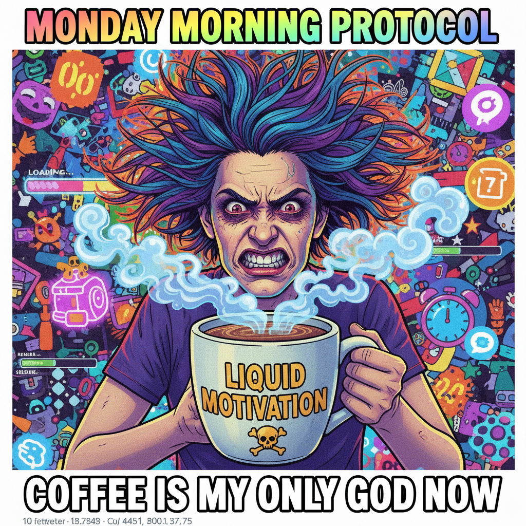 My blood type is coffee. My love language is also coffee. Don't talk to me before my first cup.