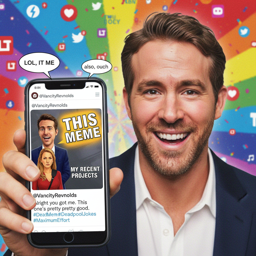 My face when I see a celebrity react to their own meme: Pure gold.