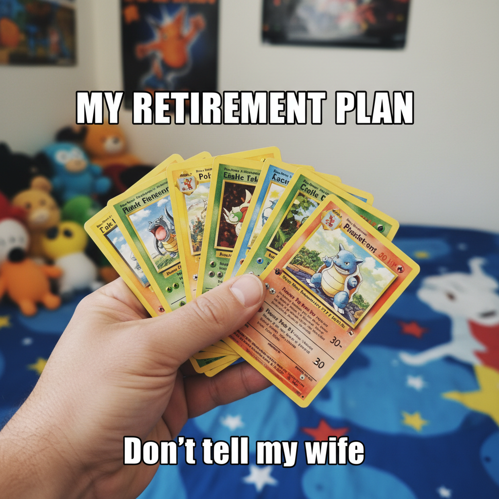 Found my old Pokémon cards. Suddenly I'm 8 again and nothing else matters.