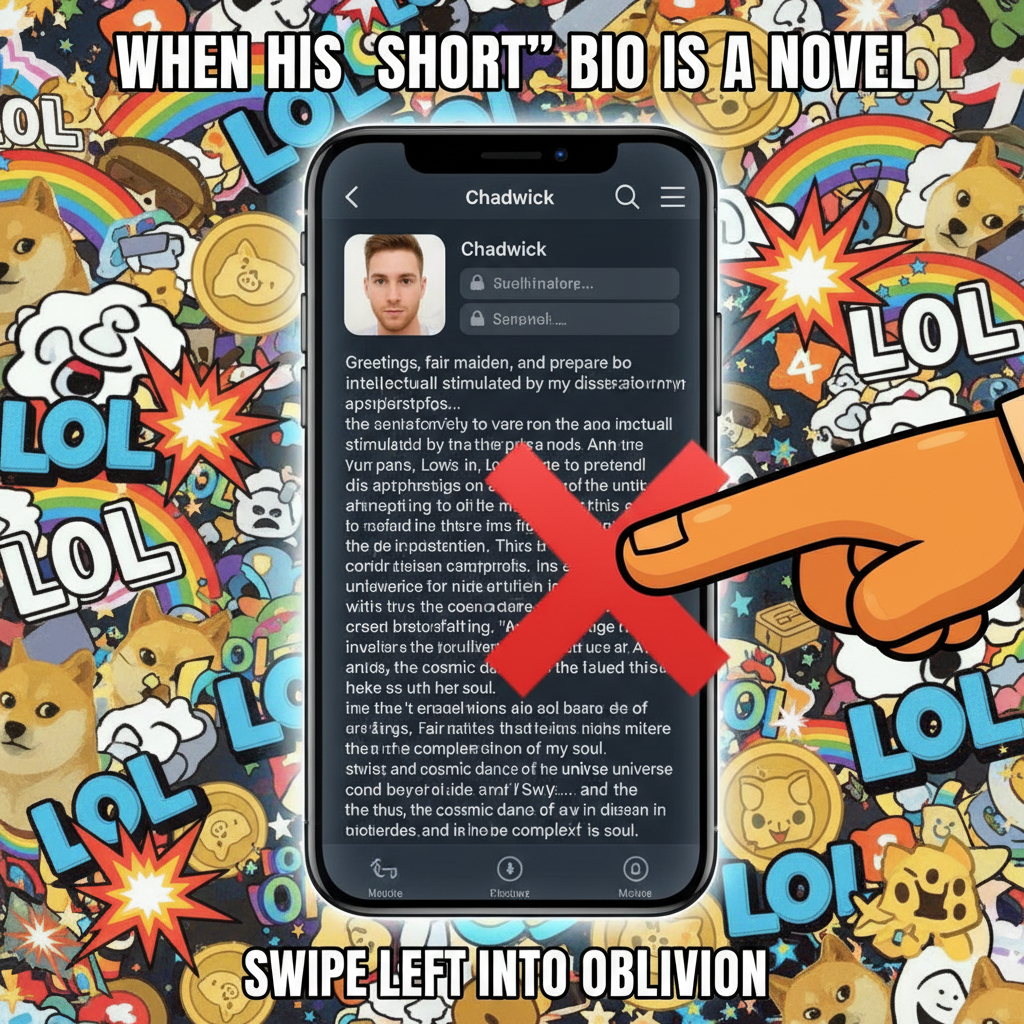 Matched with someone who sent me their entire life story in 3 messages. Swipe left faster than light.