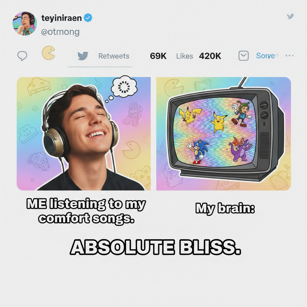 Hearing that one song from your childhood cartoon theme song just hits different now.