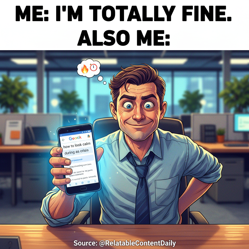 Adulting is just pretending you know what you're doing while Googling everything.