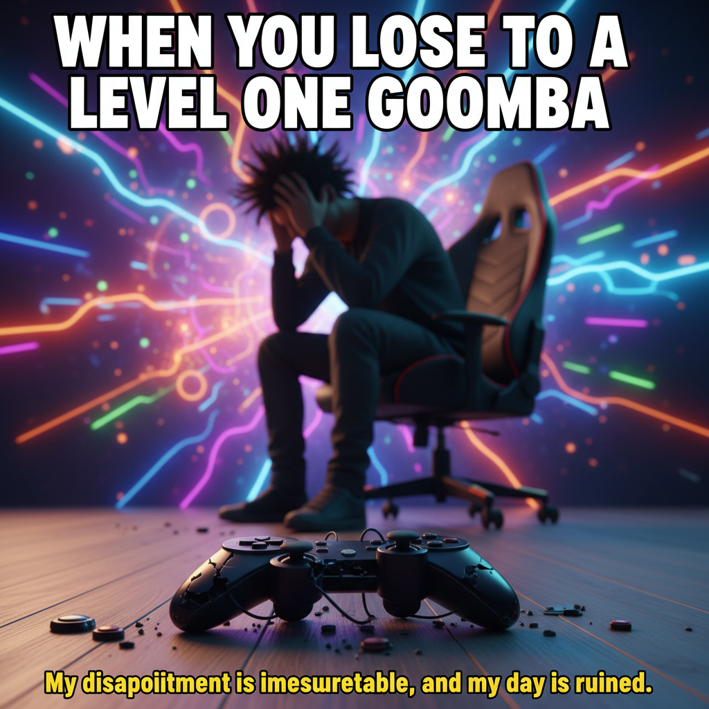 My controller just flew across the room. It wasn't my fault, the game cheated.