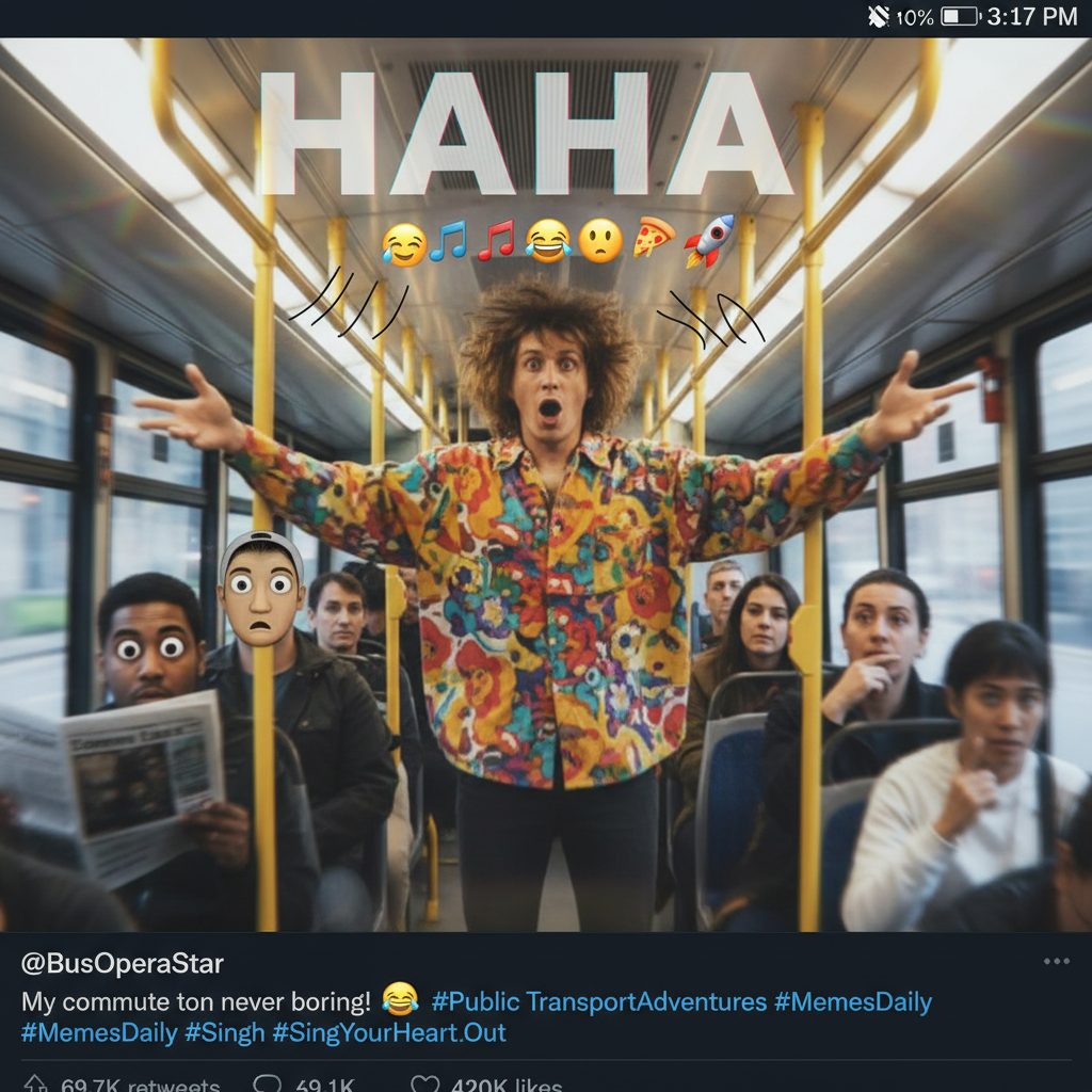 Just witnessed a full-blown opera performance on the bus. Peak public transport.