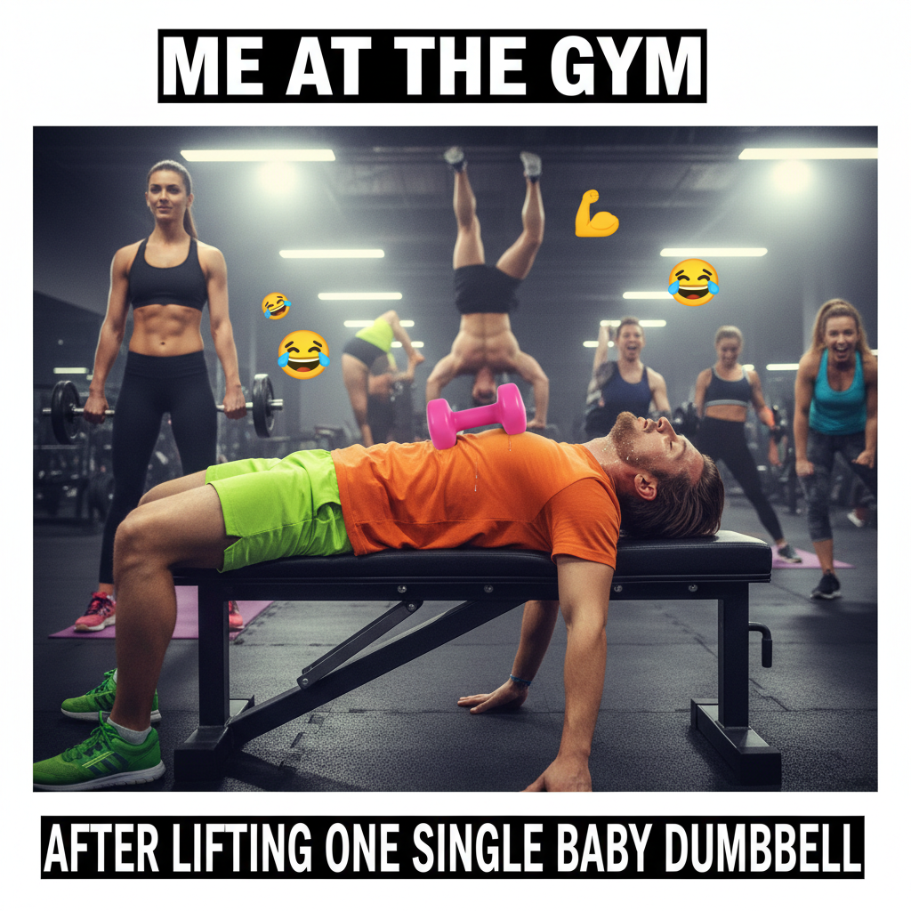 Went to the gym, did one rep, now I'm questioning all my life choices.