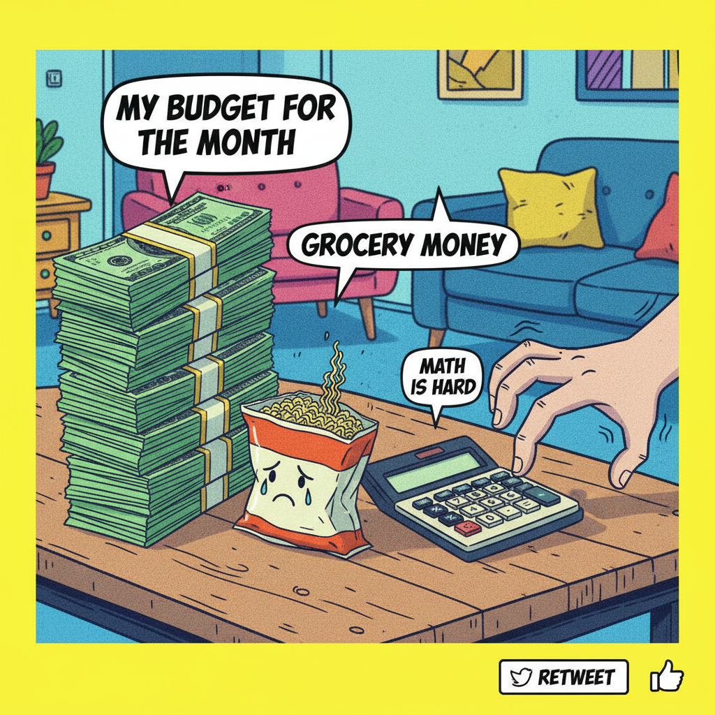 Just paid a bill that could've bought me 3 months of instant noodles. Adulting is fun!