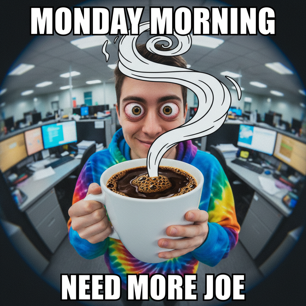 My blood type is coffee. My personality is also coffee.