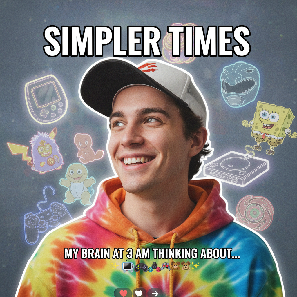 Hearing that one song from your childhood and instantly being transported back to simpler times. The nostalgia hits diff