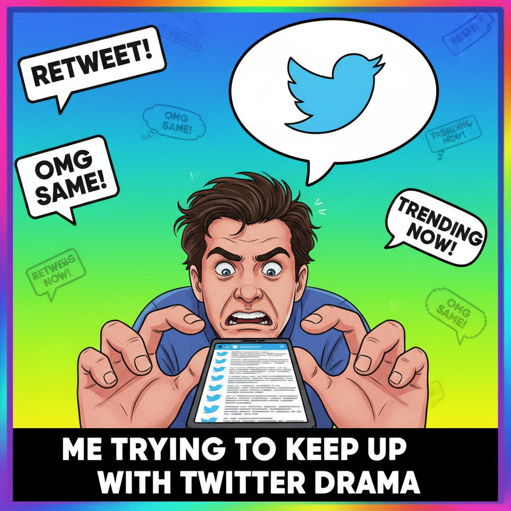 My therapist: 'And how do we cope with stress?' Me: *aggressively refreshing Twitter*