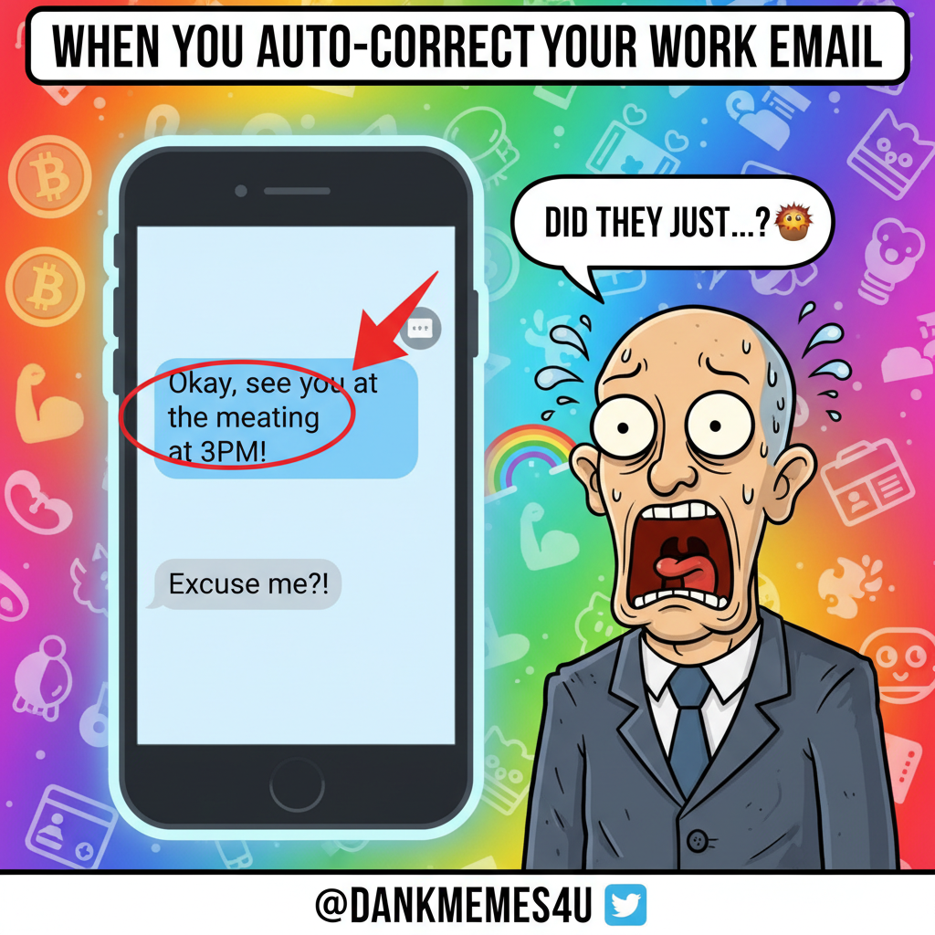 Autocorrect changed 'meeting' to 'meating'. My boss thinks I'm a cannibal. #TechFail