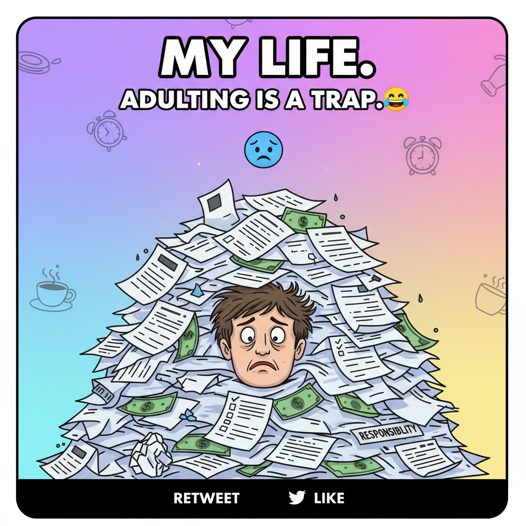 Adulting is just making a series of increasingly expensive mistakes.