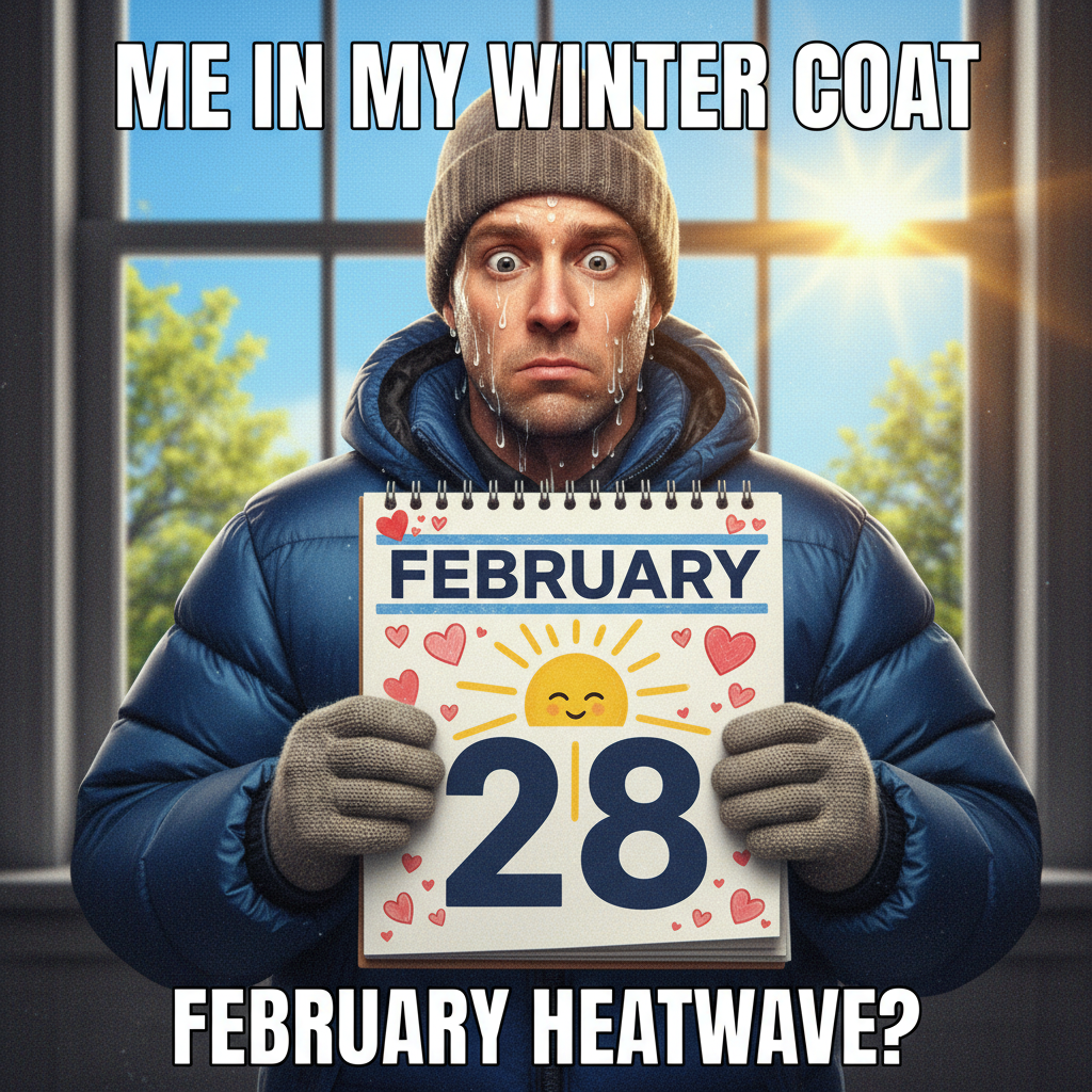 It's 70°F in February. My seasonal depression is confused. What's the protocol here?